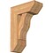 Ekena Millwork Funston Slat Smooth Bracket w/ Offset Brace, Western Red Cedar, 7 1/2"W x 18"D x 26"H BKT0806X18X26FST06SWR - alternate 1
